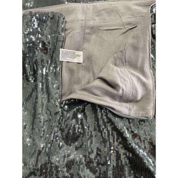 Relaxed Leg High Rise Sequin Silver Pants Sz 17 NEW -A New Day - Picture 5 of 8